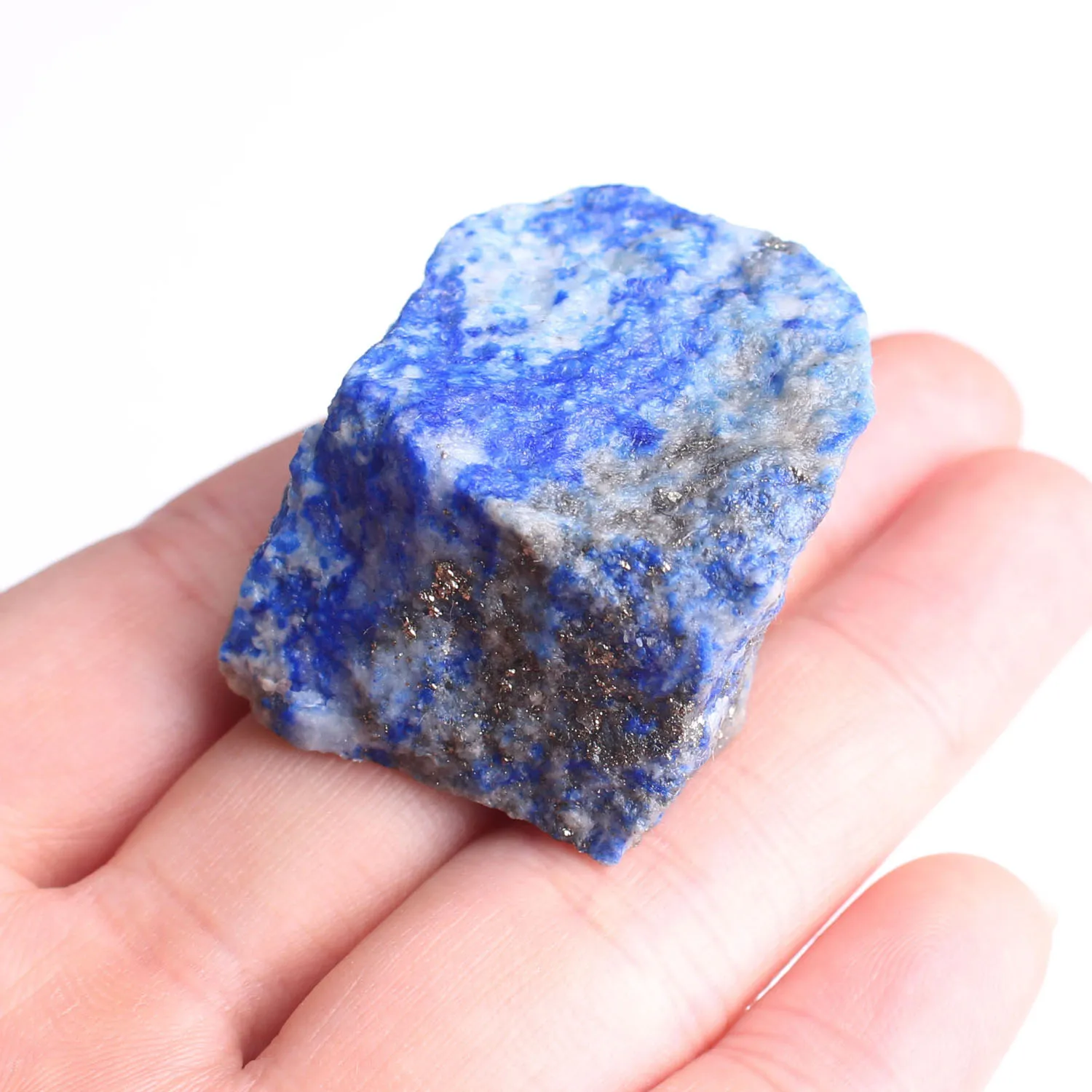 Одна штука природного необработанного минерала лазурита грубой формы лазурного камня для реки-хиллинга и декора дома.