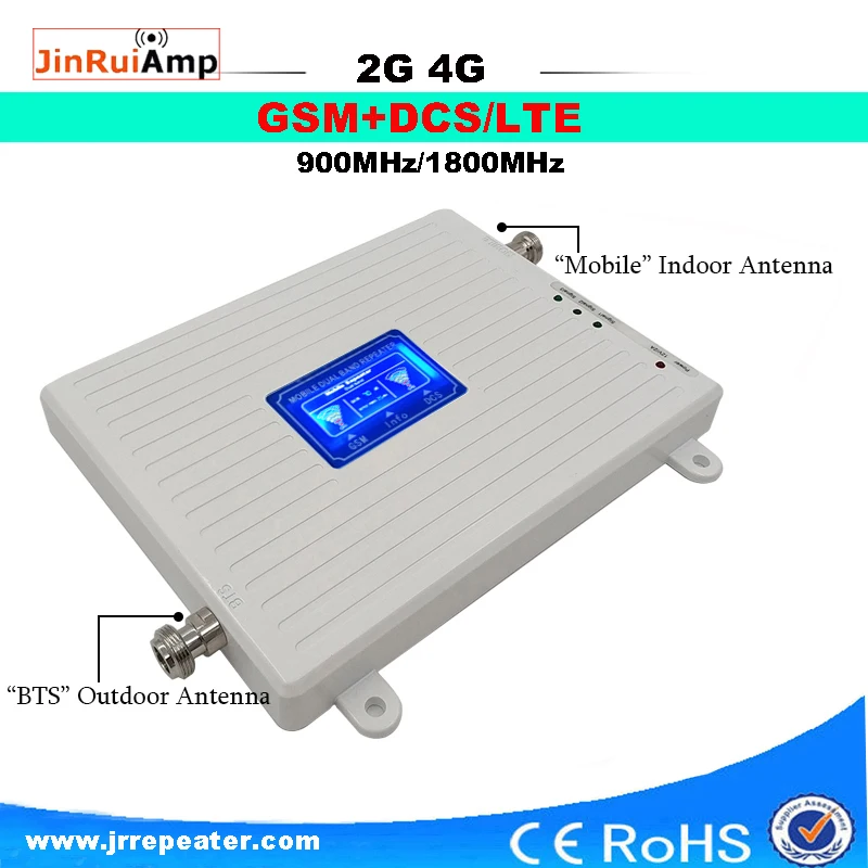 

4g repeater GSM 900 DCS/LTE 1800 DCS Mobile Signal Repeater 2G 4G Dual Band Signal Booster 4G Cellular Amplifier