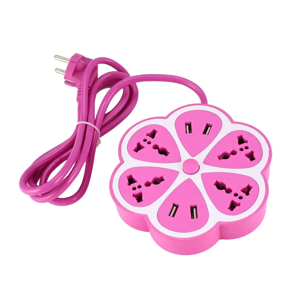 Новинка 4 USB многофункциональная лимонная розетка Универсальная умная зарядка с