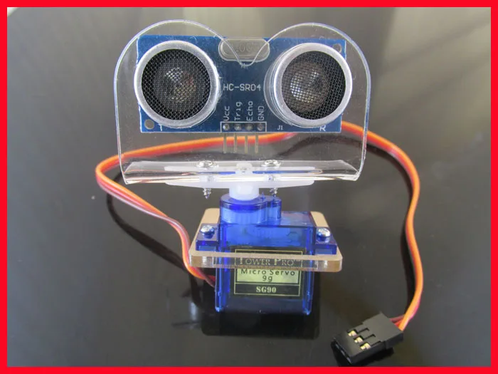 

Ultrasonic Distance Measurement and Obstacle Avoidance Module PTZ Complete Set with Steering Gear and Bracket