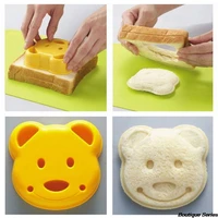 cute animal sandwich die cutter bear dog dinosaur shaped kitchen tools cake bread tools