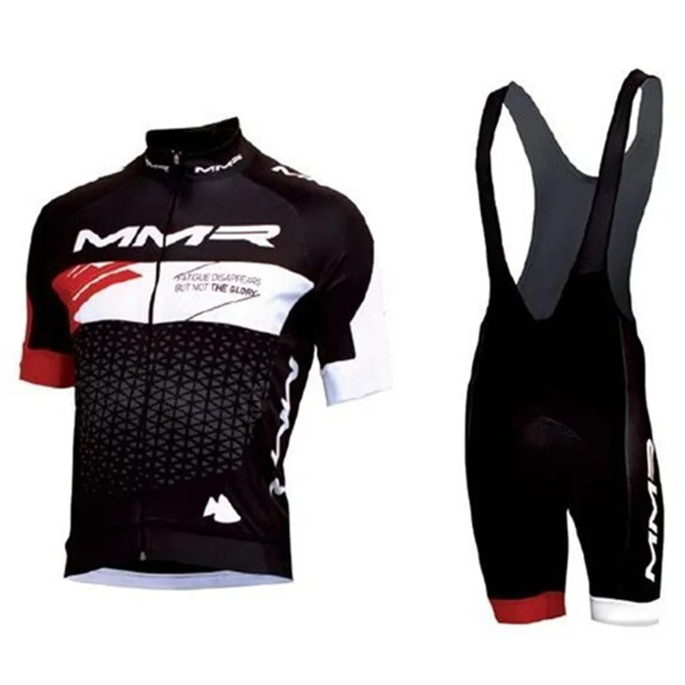 

Cycling pro team Jersey Set ropa ciclismo maillot Bycicle MTB gel pad Bib Shorts MMR Men Short Sleeve road cycl clothing kits