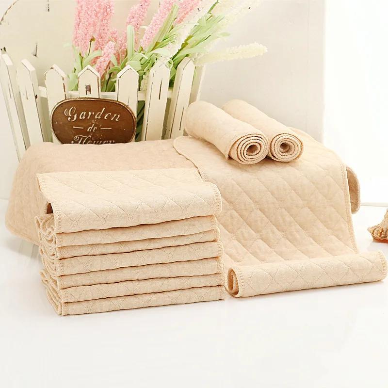 Детские натуральные цветные хлопковые три газовые подгузники для