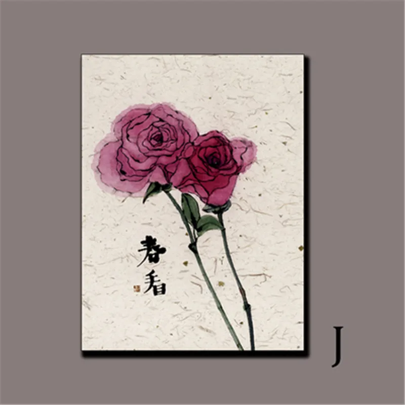 Abstract Chinese Style Beijing Opera Character Flower Fruit Vegetable Canvas Painting Wall Picture Poster Living Room Decoration | Дом и сад