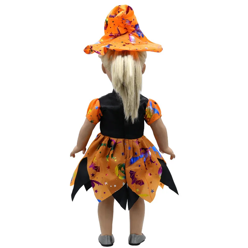 Одежда для маленьких кукол милое платье ведьмы на Хэллоуин подходит детей 43 см