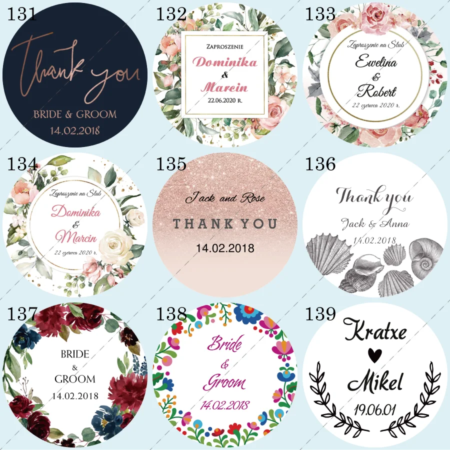 100 штук персонализированные свадебные наклейки приглашения яркие ярлыки день