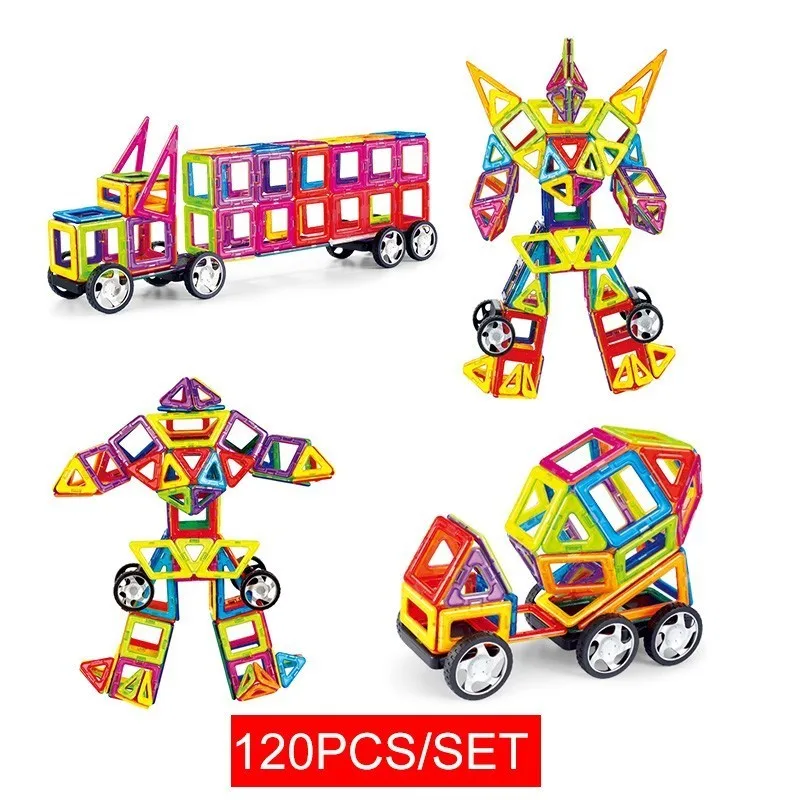 Качественный большой размер Магнитный конструктор набор для строительства