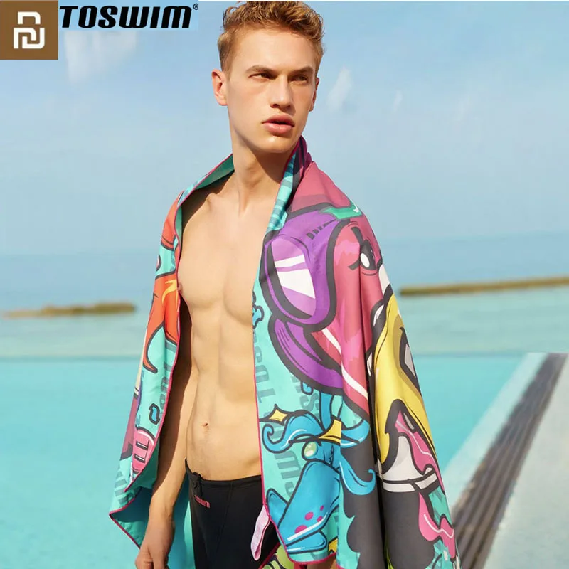 Впитывающее полотенце для плавания Youpin toswim размер 160x80 см быстрая работа одеяло и