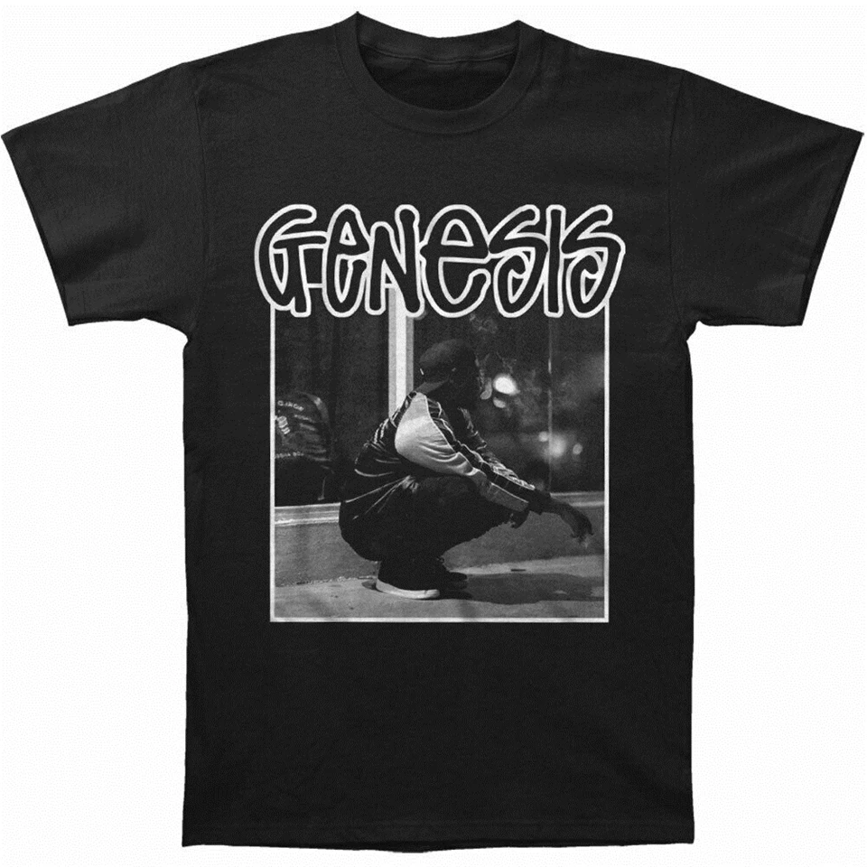 

Domo Genesis Men'S Squatting Photo Mens Regular T T-Shirt Black Large Size Tee Shirt