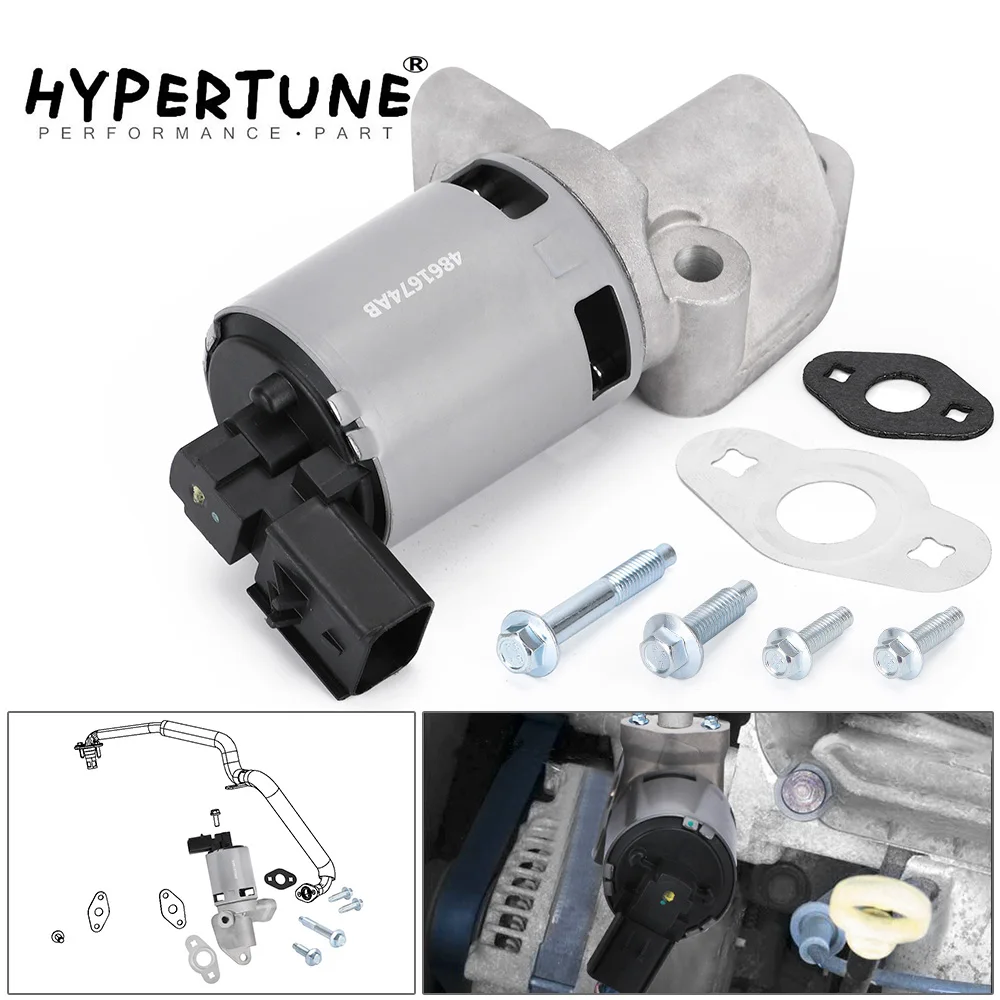 

EGR Gas Recirculation Valve for Jeep Wrangler Chrysler Pacifica Dodge Grand Caravan 3.3L 3.8L 911242 4861674AB 7B0131501