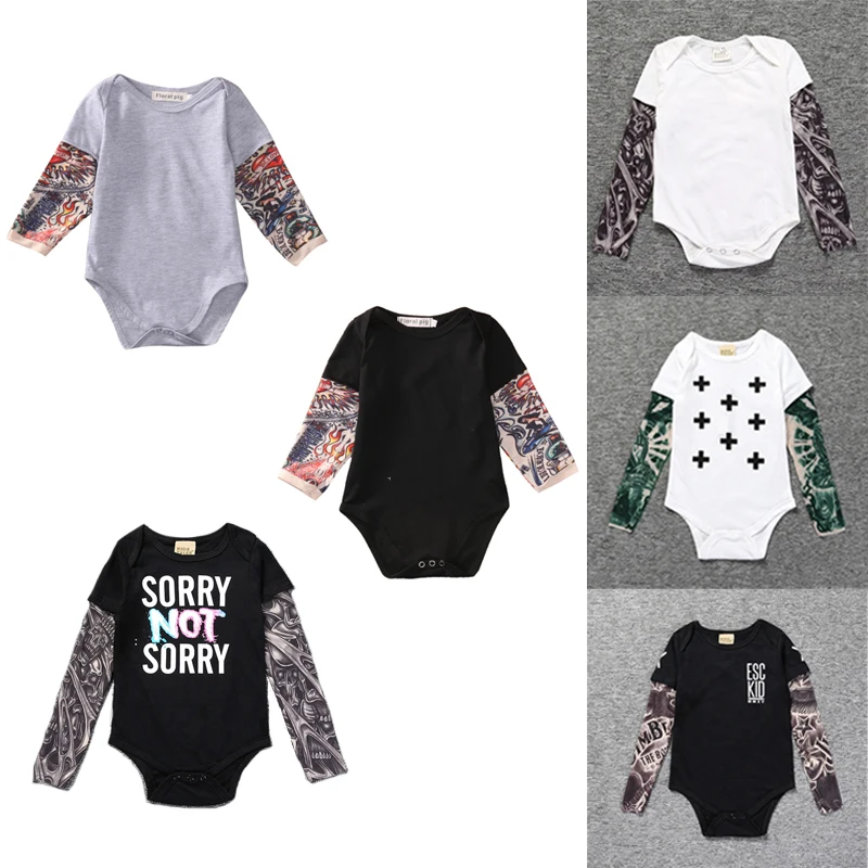 Комбинезон детский хлопковый с принтом на возраст 0-18 месяцев |