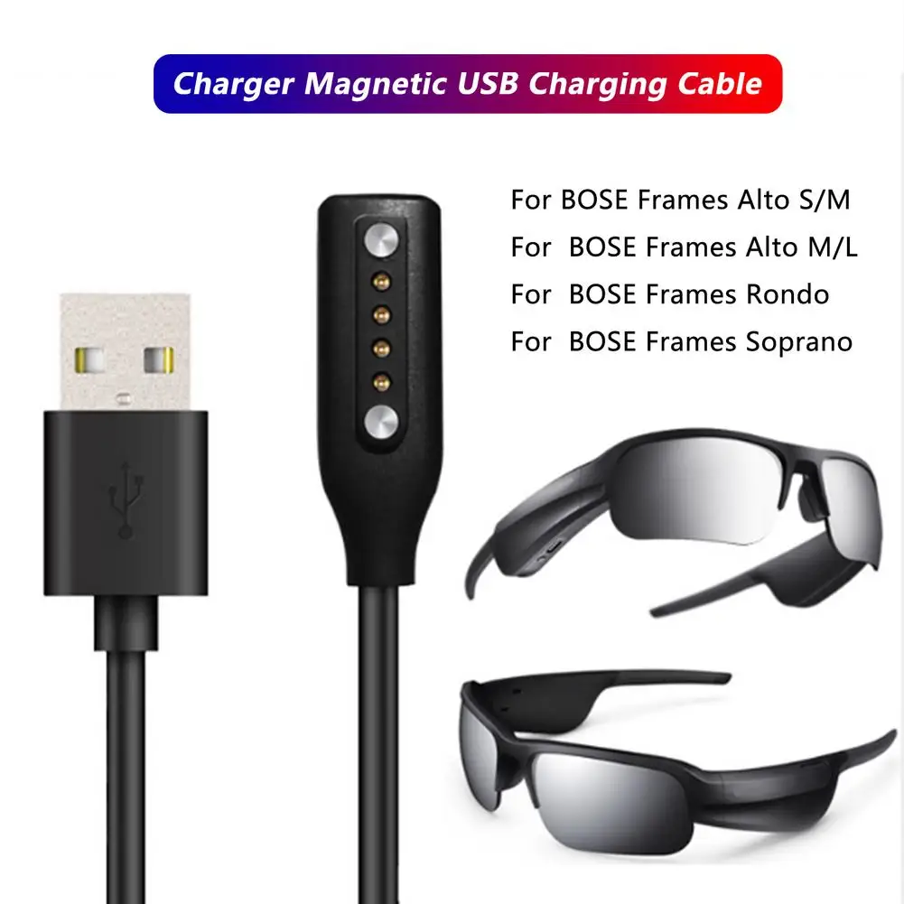 

Charging Cable ForBose Frames Alto S M L Smart Glasses Charger ForBose Frames Rondo Soprano forTenor Magnetic Portable Adapter