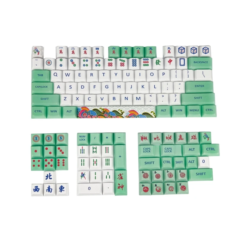 

127Keys PBT Cherry Dye Sublimation Keycap for Mechanical Gaming Keyboard Novelty