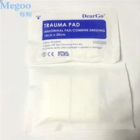 20pcs 10x20cm sterile medical abdominal pad combine dressing trauma pad extra absorbent protect wound haemostatic first aid kit