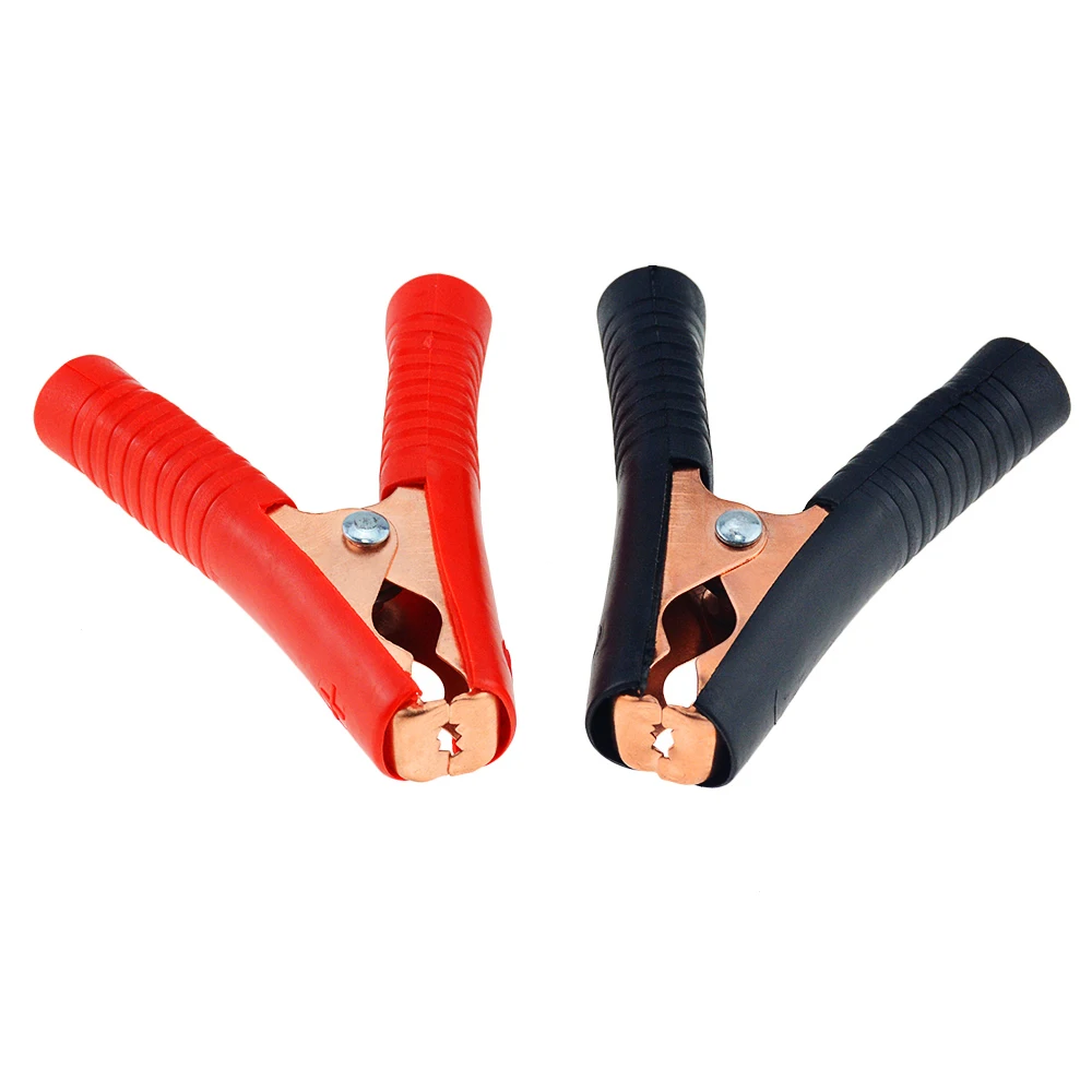 2 шт. зажим автомобиля с формой крокодила зажимы для аккумулятора под 100А красный