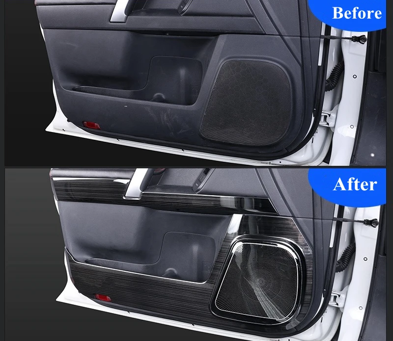 Подходит для Toyota Land Cruiser Prado 2010 2019 защитная крышка внутренней двери автомобиля