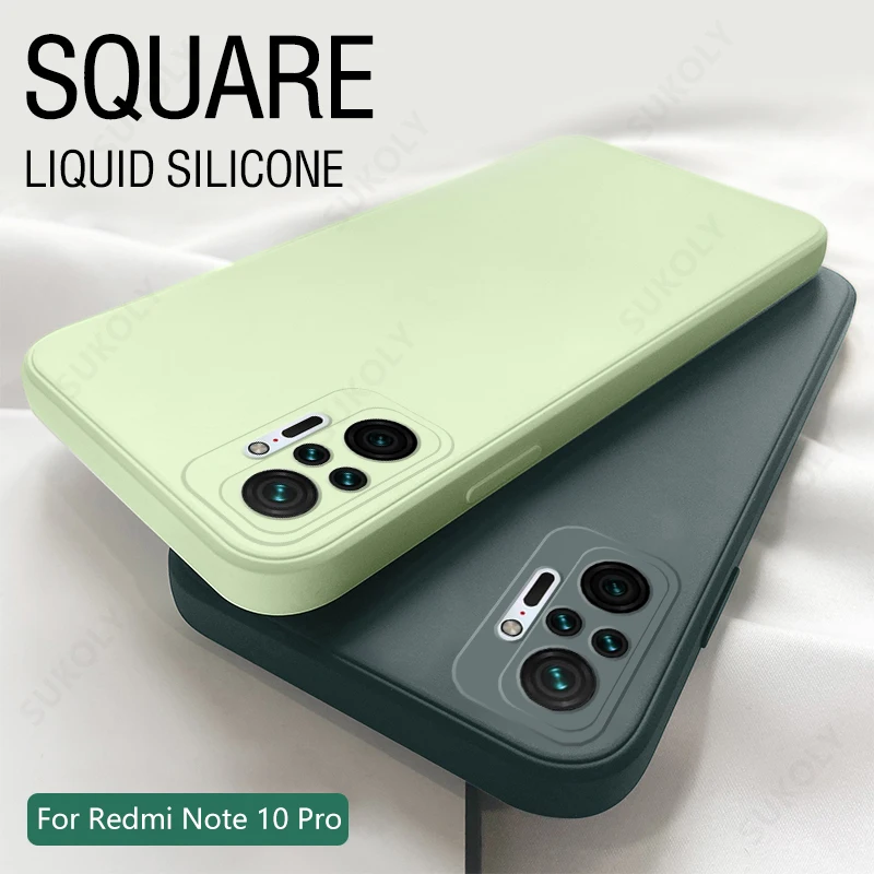 

Camera Protective Case For Xiaomi Redmi Note 10 11 Pro 10s Mi 12T 11 Lite 11T 10T Poco X5 M3 X3 Pro F3 Liquid Silicon Soft Cover
