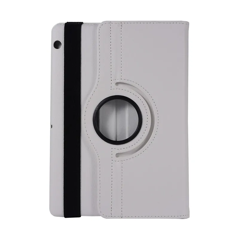 white 360 Вращающийся чехол для huawei MediaPad T3 10 9,6 ''AGS-L09-L03 W09 жесткий ударопрочный PU кожаный чехол для Honor игровой коврик 2 9,6 чехол - Цвет: white