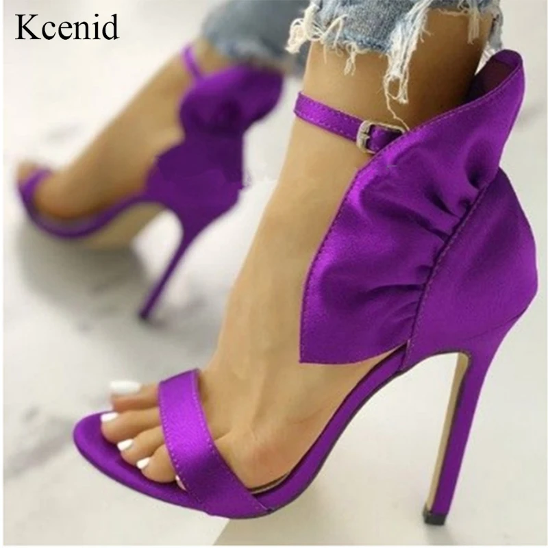 Kcenid пикантные сандалии на высоком каблуке с ремешком щиколотке для вечеринки
