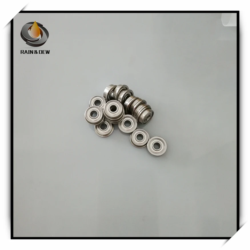 10Pcs 5X8X2.5 mm MF85ZZ ABEC-7 Flange Ball Bearing |