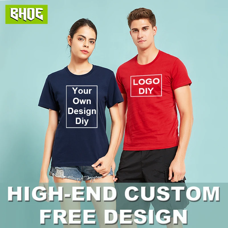 Мужская и женская футболка с коротким рукавом индивидуальная хлопковая Футболка
