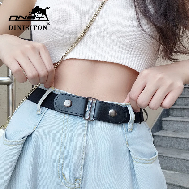 Buckle-Free Ladies Belt For Jeans And Pants Women/Men's High Stretch Elastic Waistband No Hassle No Bulge Belts Brand Girdle
