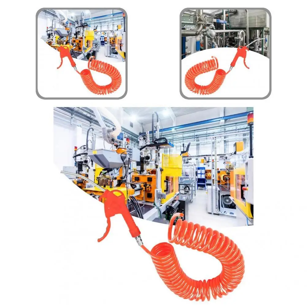 

Воздуходувка с отдачей шланг Гибкая пневматическая спиральная трубка прочный воздушный компрессор шланг