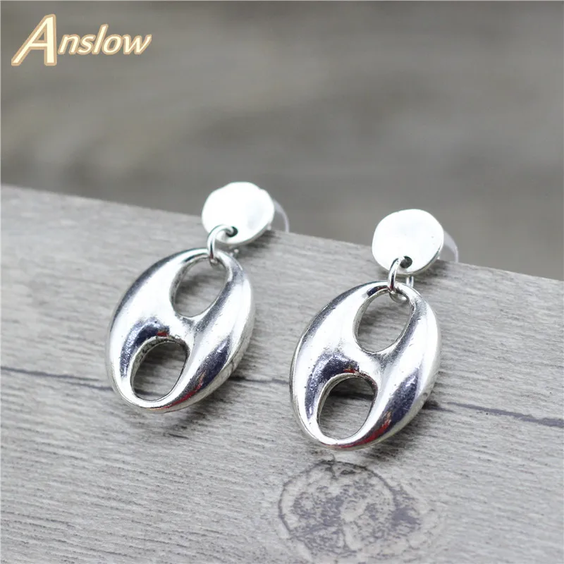 

Anslow New!New! Sale Fashion Jewelry Simple Unique Silver Plated Irregular Geometry Earring Accessory Bijoux Charms LOW0042E