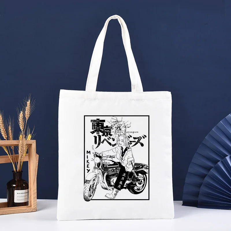 Сумка-шоппер Женская холщовая тоут с рисунком Токио Мстители смешная