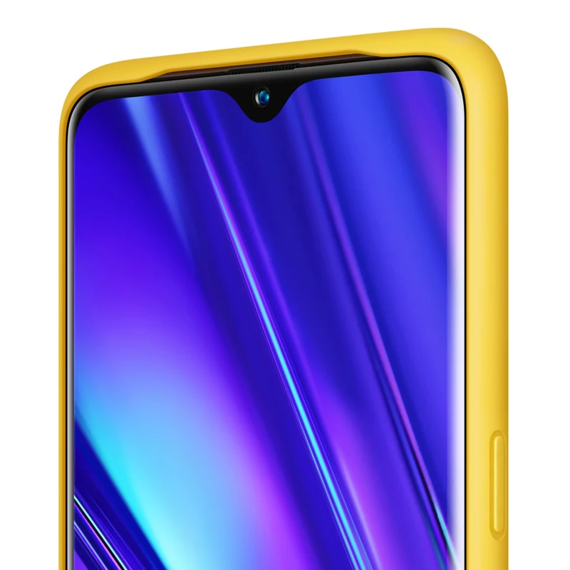 Оригинальный чехол realme Q 5 Pro из ПУ + ТПУ устойчивый к царапинам дизайн для камеры