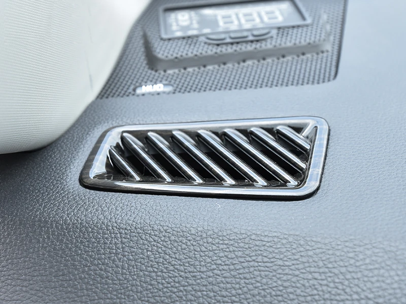 

For Toyota RAV4 2019 2020 ABS Wood Grain Style Interior Accessories Front Upper Air Vent Outlet Cover Trim Car Styling