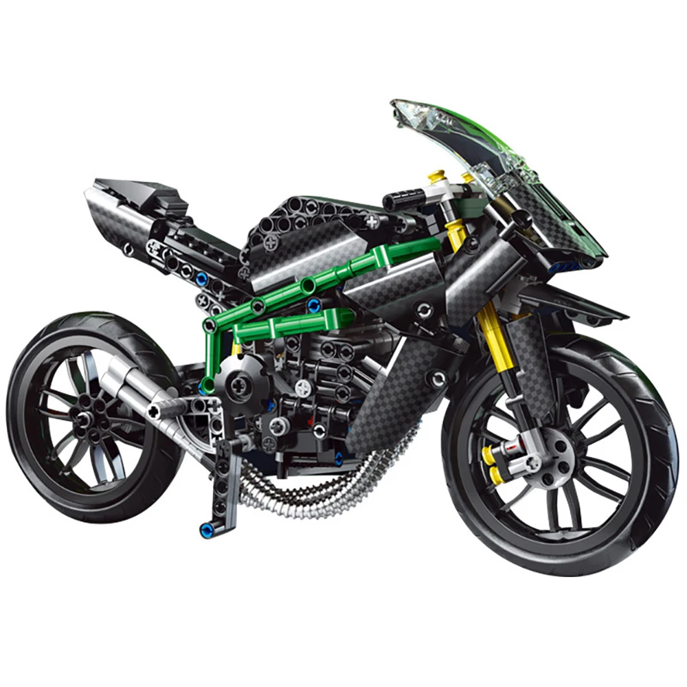 

MOULD KING Technic Car The MOC H2R Motorcycle Model Building Blocks Assembly Bricks Kids creative DIY Toys Christmas Gifts
