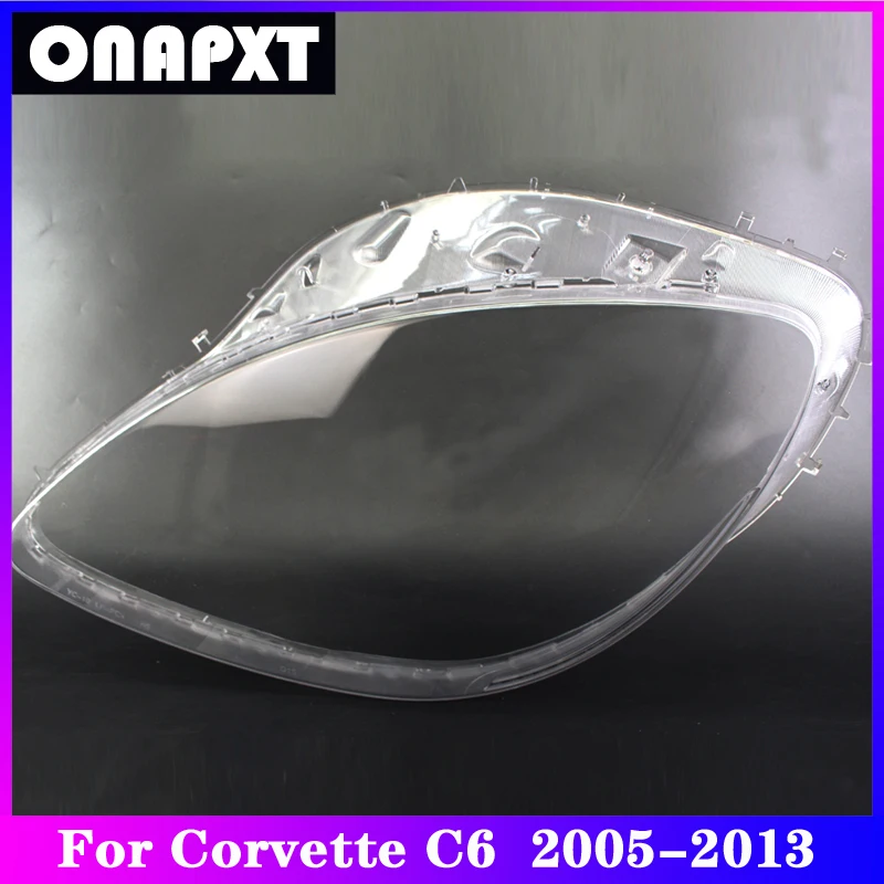 

Front Headlight Cover Replacement For Chevrolet Corvette C6 Car Plexiglass Head Light Lampshade Lamp Shell Case Lens 2005-2013