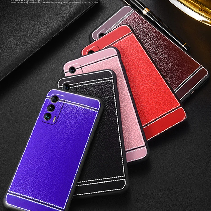 Кожаный чехол Realme V15 для OPPO Realme V15 Rmx3092 Rmx3093