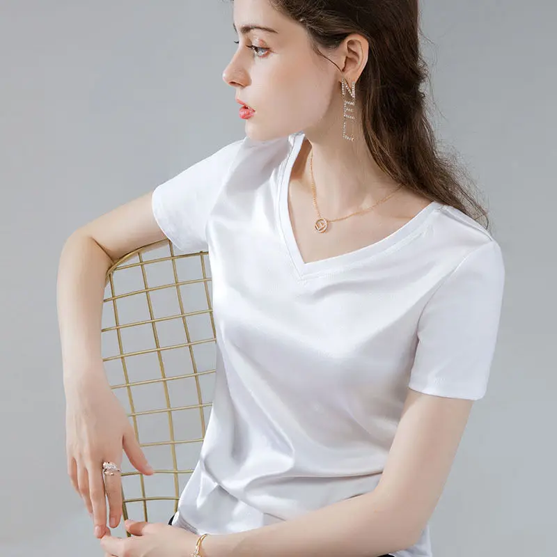 

Summer classic quality casual breathable soft women's soft T-shirt