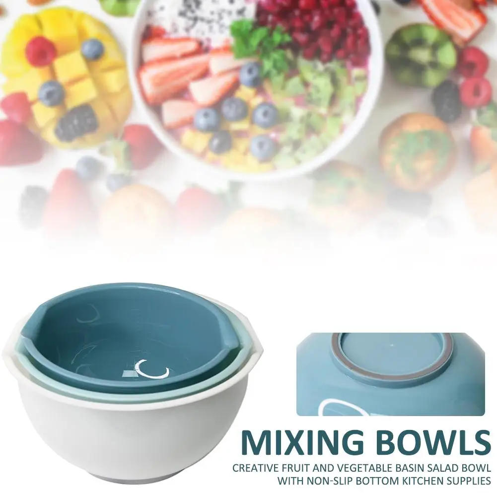 Миксеры для фруктов и овощей креативная миска салата с нескользящим дном
