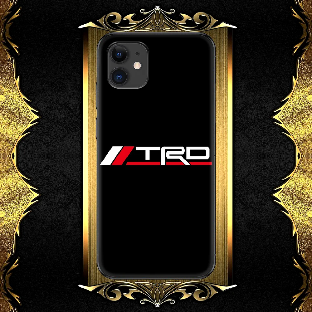 

Toyotas Sport Car Logo Phone Case For Iphone 5 5S SE 2020 6 6S 7 8 Plus 11 12 Mini X XS XR Pro Max black Funda 3D Cover Trend