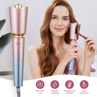 zhibai automatic hair curler pink hair curling iron anti scalding thermostatic hair curlers for women big wave hair styler