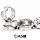 F6201ZZ фланцевый подшипник 12x32x10 мм ABEC-5, 4 шт., с двойным экранированием, с глубоким желобом, фланцевый F6201 Z ZZ, шариковые подшипники F6201-2Z F6201Z