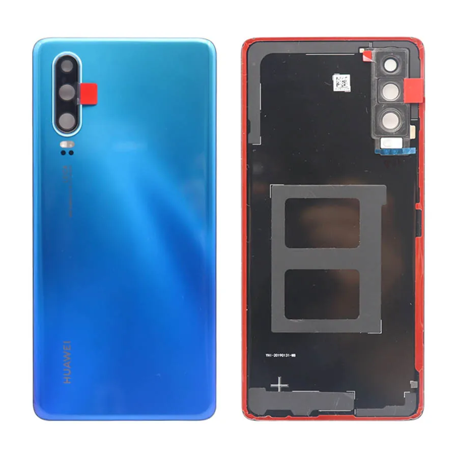 Для huawei P30 задняя крышка батарейного отсека задняя стеклянная дверь Корпус чехол ELE L09 L29 для huawei P30 Pro крышка батареи+ объектив камеры VOG L04
