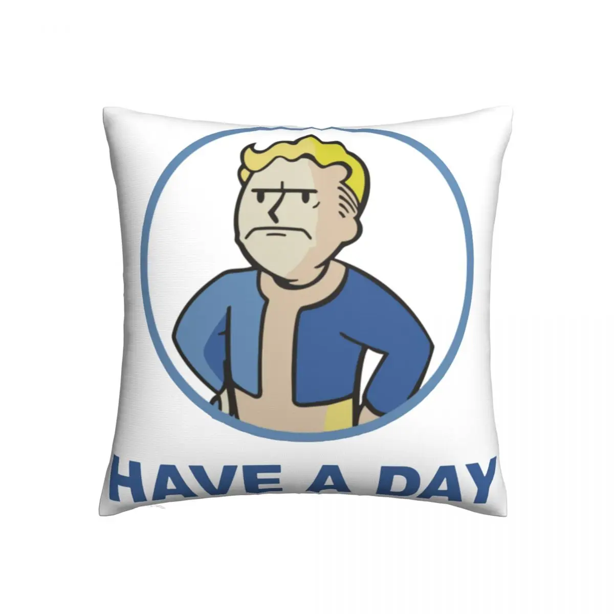 

Чехол для подушки Fallout на день, лето, квадратная подушка, чехол из полиэстера, чехол для подушки на молнии