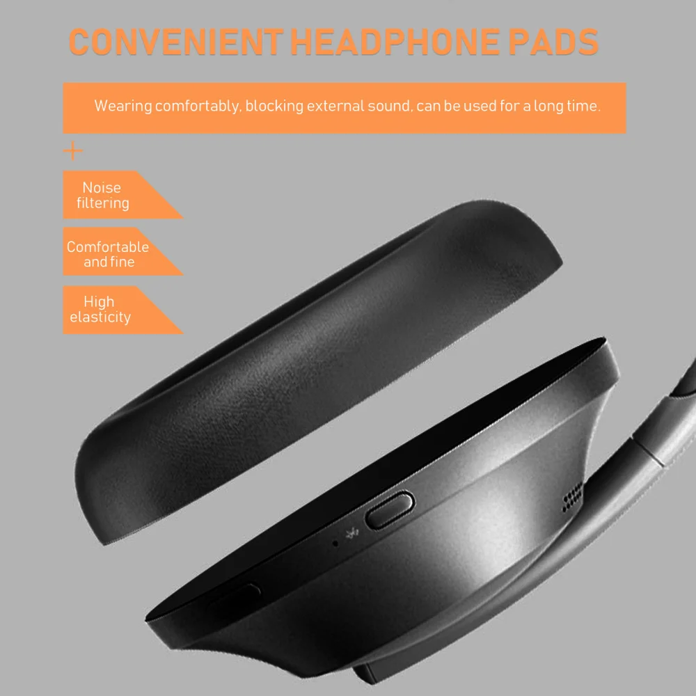 

1 Pair of Headphone Sleeves Headphone Pads Compatible for Razer Kraken 7.1 V2