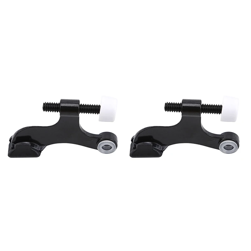 2 шт./компл. регулируемые петли дверной стоппер атласная Никель сверхмощный