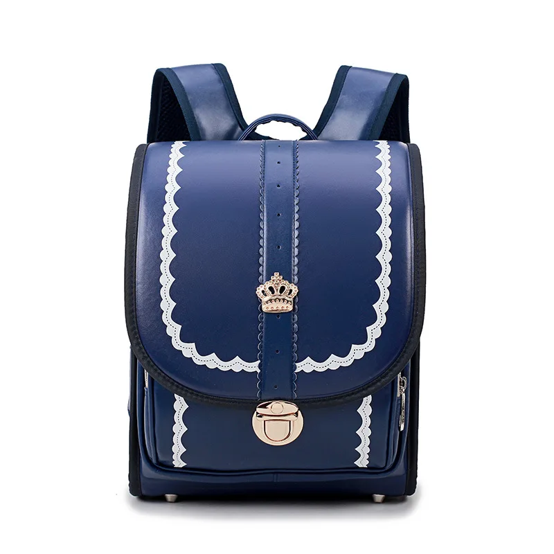 Детский Школьный рюкзак принцессы, темпераментный ранец с короной для учеников