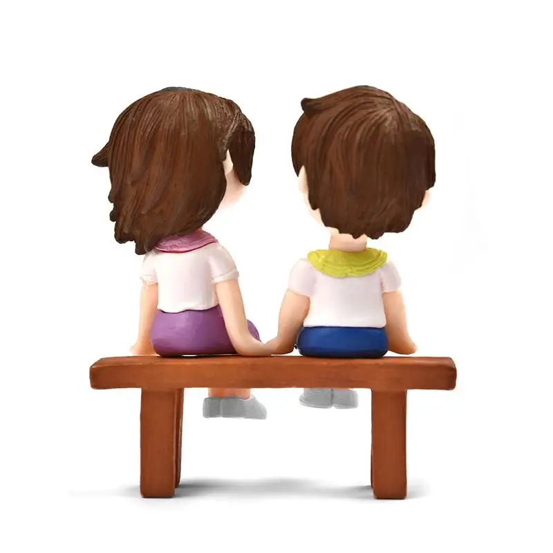 1 комплект для влюбленных пар миниатюрный пейзаж DIY орнамент садовый кукольный