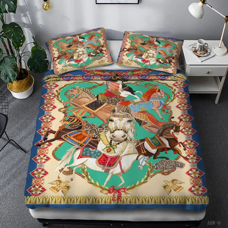 

Indian animals Print Bedding Sets HD Digital Duvet Cover+ Pillowcase 2/3pcs Customized bed set US/AU/EU size 12 Size