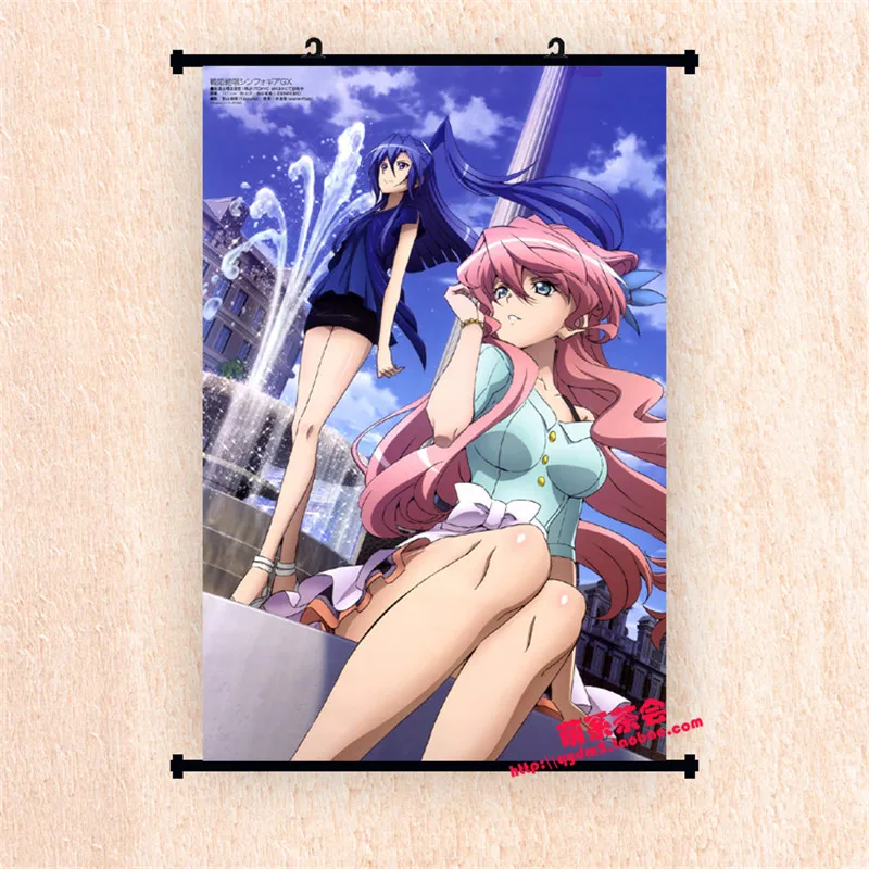 Декоративная картина в японском стиле аниме Senki Zessho Symphogear юкин Крис кохината амоу