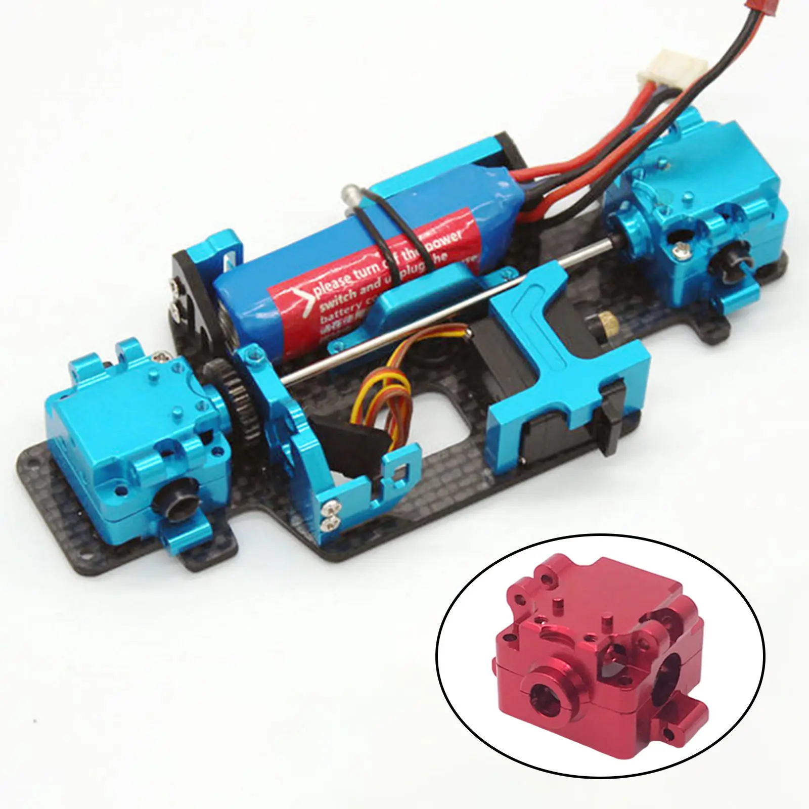 Металлический корпус коробки передач RC для Wltoys K969 K989 аксессуары хобби