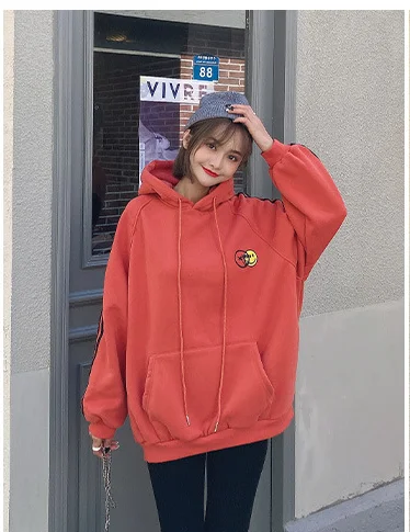 

women Hoodies Autumn Solid women Stress Cool Casual Pocket Tracksuits Coat Pullover Sweatshirt Hoodies Mas women clothing