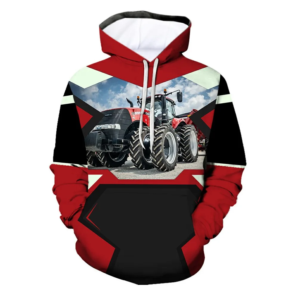 

3D Print Funny truck Print Pullover Sleeve Streetwear Children's Clothing Spring and Autumn Sweatshirt